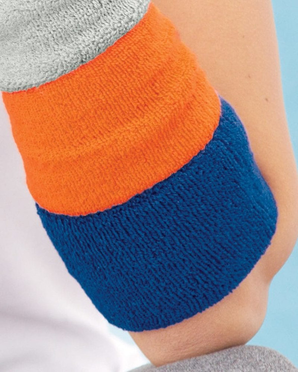 Mega Cap 1255 - Extra Wide Terry Cloth Wristband (Single)