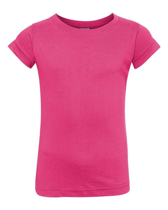 Rabbit Skins 3316 - Fine Jersey Toddler Girl's T-Shirt