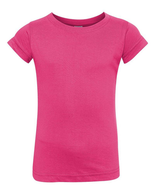 Rabbit Skins 3316 - Fine Jersey Toddler Girl's T-Shirt