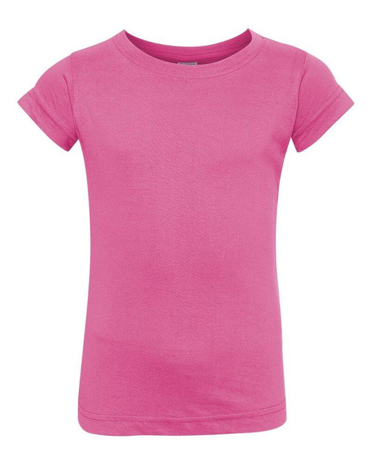 Rabbit Skins 3316 - Fine Jersey Toddler Girl's T-Shirt
