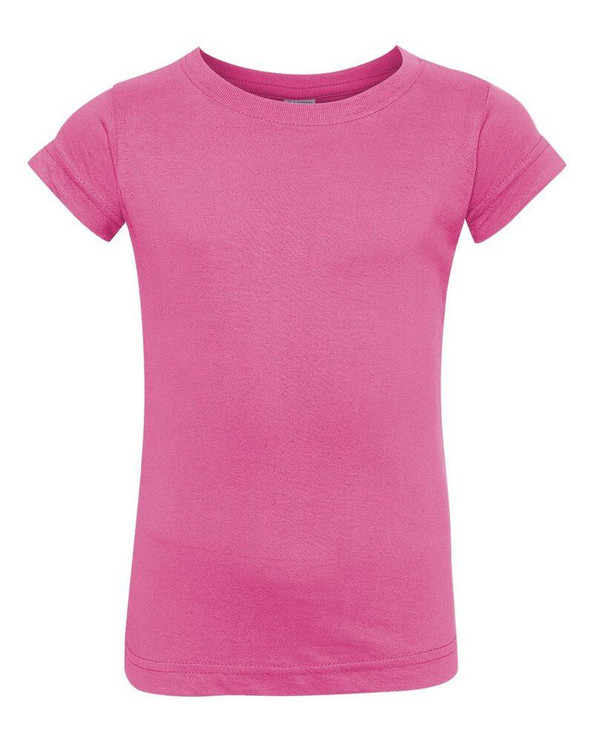 Rabbit Skins 3316 - Fine Jersey Toddler Girl's T-Shirt