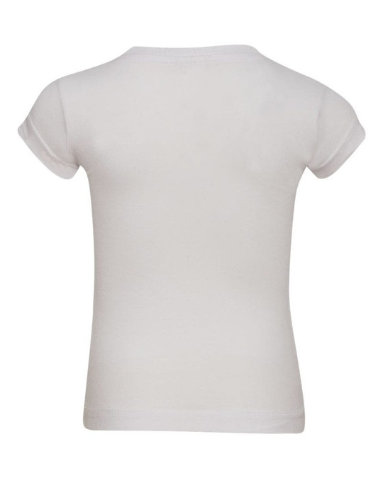 Rabbit Skins 3316 - Camiseta de Niña Pequeña de Jersey Fino