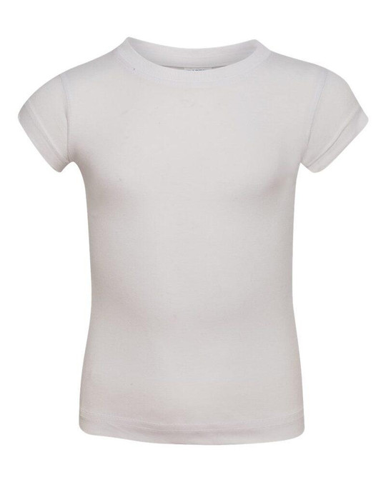 Rabbit Skins 3316 - Camiseta de Niña Pequeña de Jersey Fino