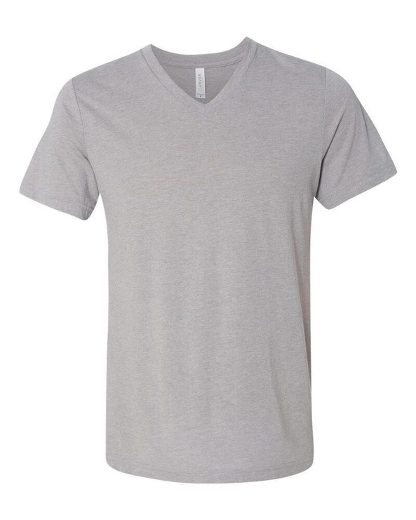 Bella+Canvas 3415 - Remera Unisex Triblend con cuello en V 