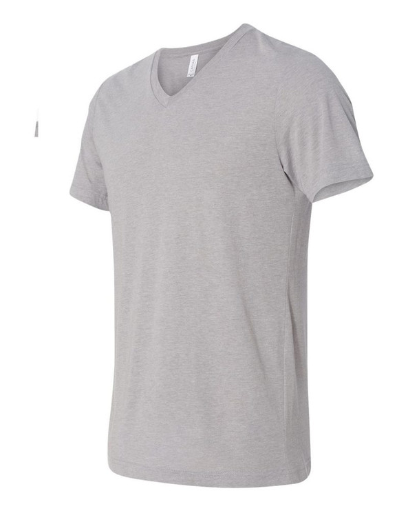 Bella+Canvas 3415 - Remera Unisex Triblend con cuello en V 