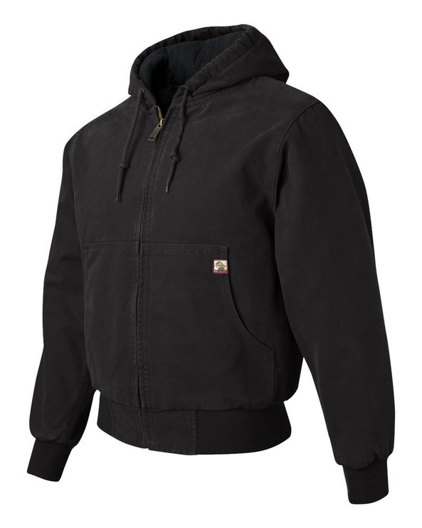DRI DUCK 5020 - Hooded Boulder Cloth Jacket with Tricot Quilt Lining