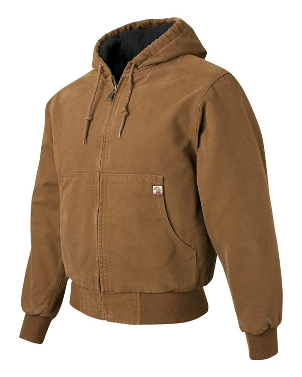 DRI DUCK 5020 - Hooded Boulder Cloth Jacket with Tricot Quilt Lining