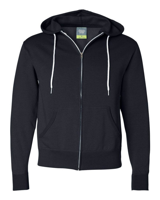 Independent Trading Co. AFX90UNZ - Buzo unisex con capucha y cierre entero