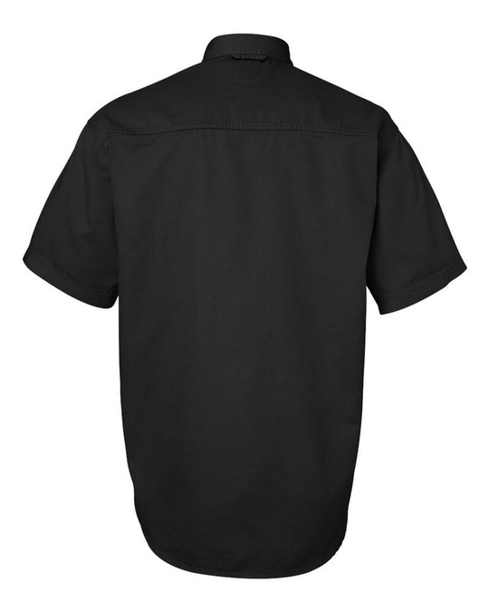 Sierra Pacific 6201 - Camisa de Sarga de Algodón de Manga Corta Tallas Grandes