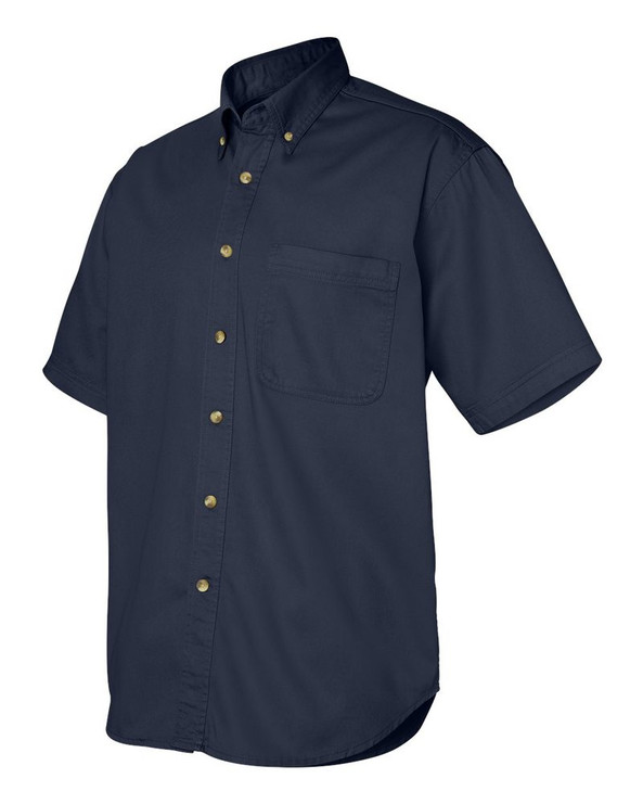 Sierra Pacific 6201 - Short Sleeve Cotton Twill Shirt Tall Sizes