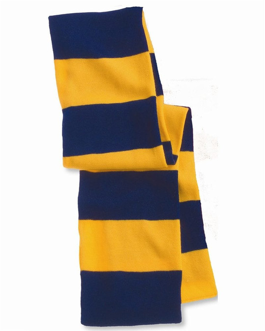 Sportsman SP02 - Bufanda de punto a rayas Rugby
