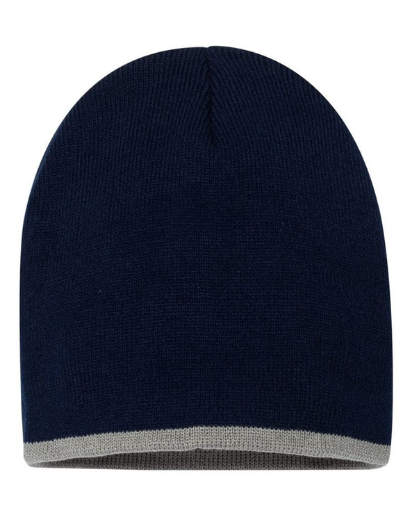 Sportsman SP09 - 8 Inch Bottom Striped Knit Cap