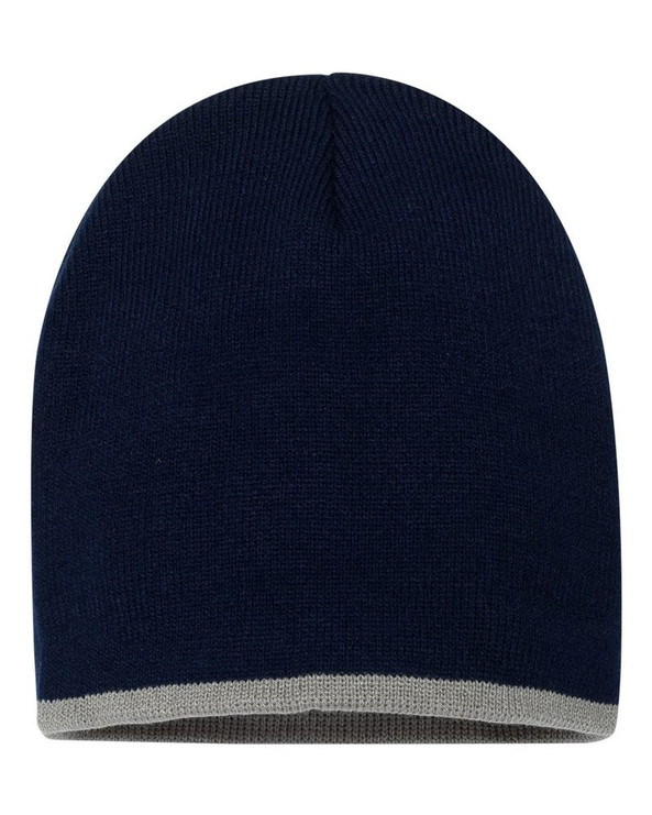 Sportsman SP09 - 8 Inch Bottom Striped Knit Cap