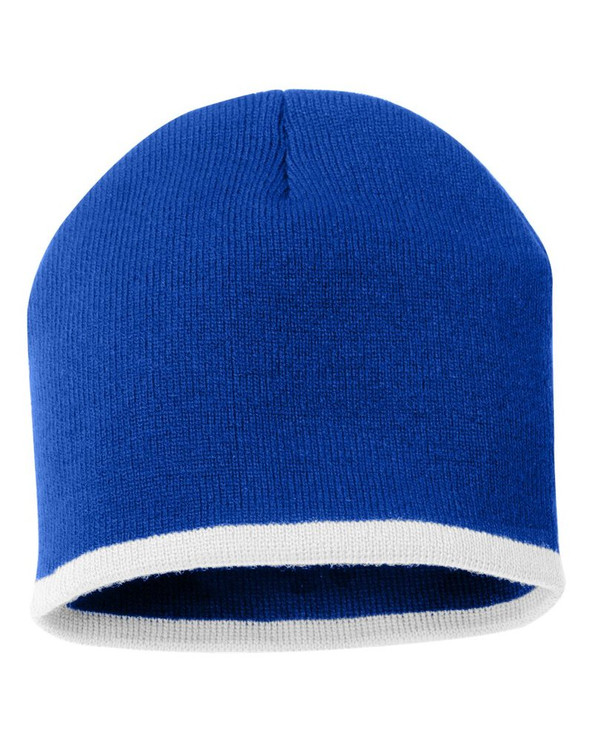 Sportsman SP09 - Gorro de Punto a Rayas de 8 Pulgadas en la Parte Inferior