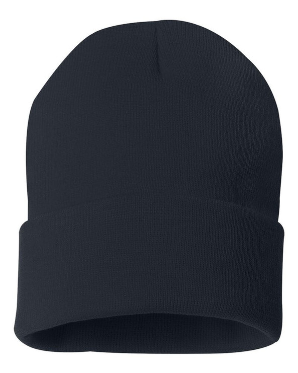 Sportsman SP12 - 12 Inch Solid Knit Beanie