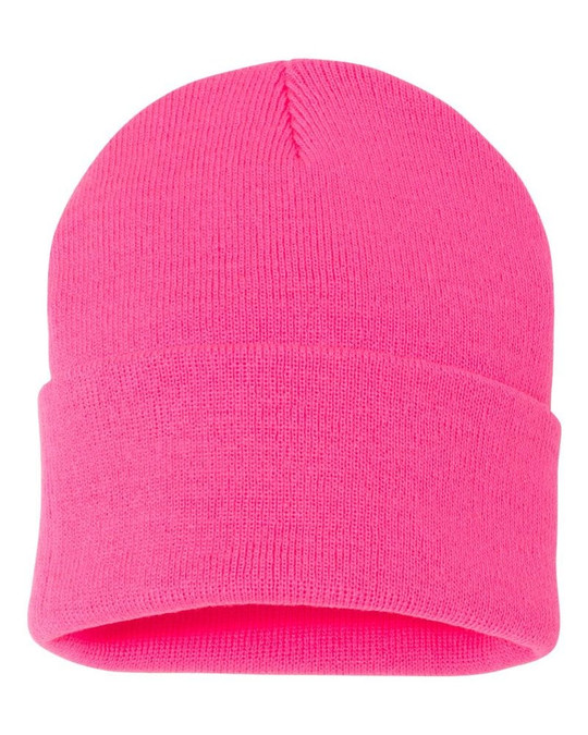 Sportsman SP12 - 12 Inch Solid Knit Beanie