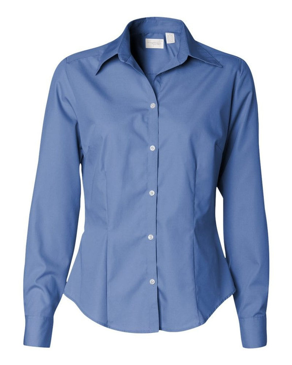 Van Heusen 13V0114 - Camisa de seda de popelina