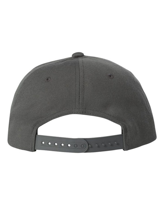 Yupoong 5089M - Gorra Snapback de Mezcla de Lana de Cinco Paneles