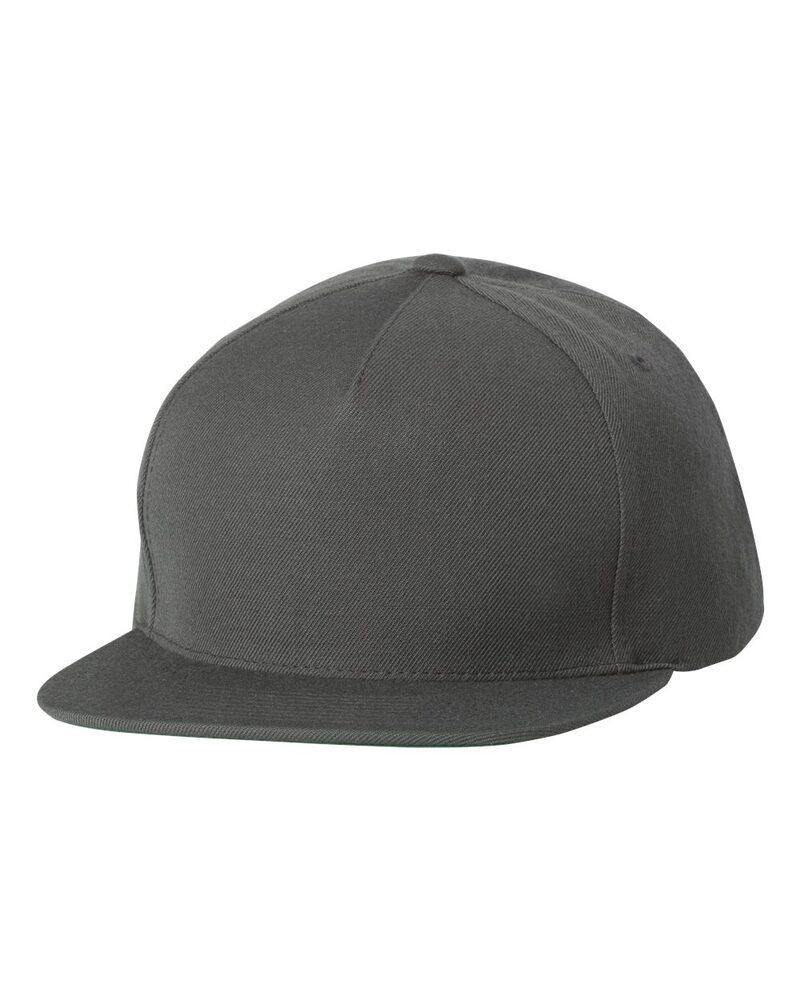 Yupoong 5089M - Gorra Snapback de Mezcla de Lana de Cinco Paneles