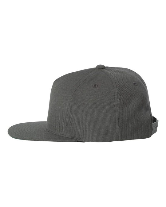 Yupoong 5089M - Gorra Snapback de Mezcla de Lana de Cinco Paneles