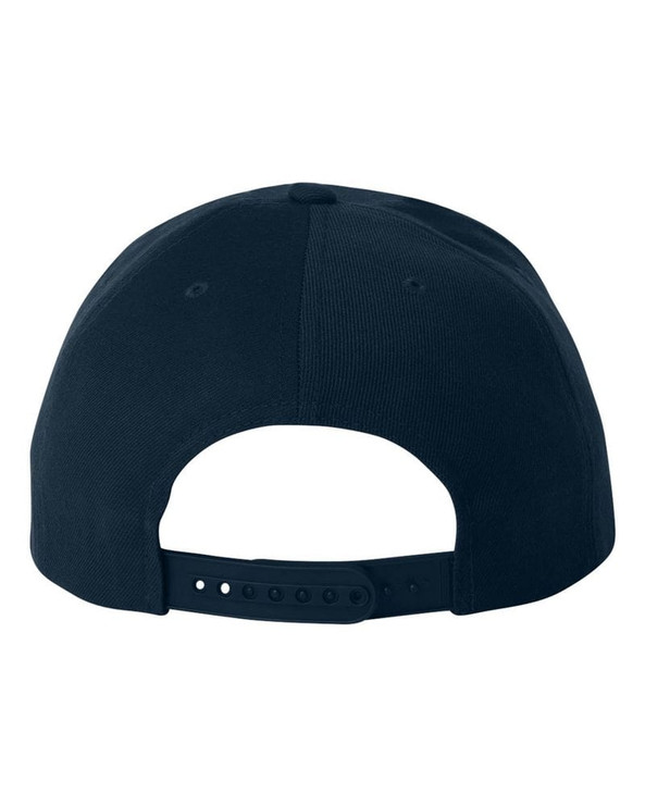 Yupoong 6089M - Wool Blend Flat Bill Snapback Cap