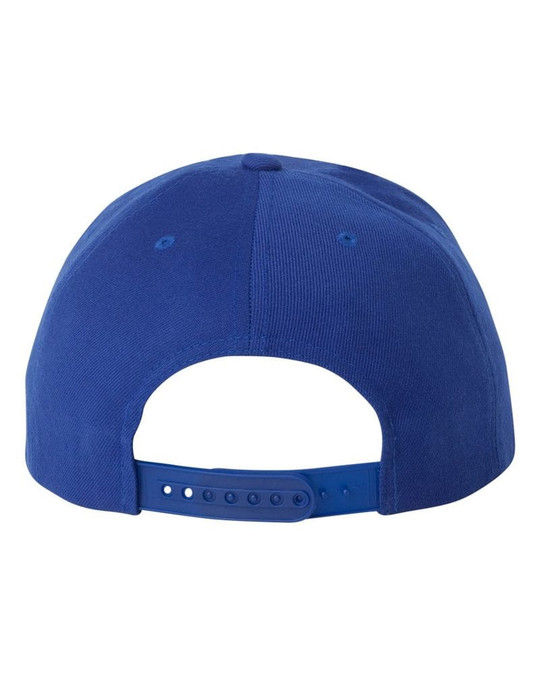 Yupoong 6089M - Gorra Snapback de Visera Plana de Mezcla de Lana