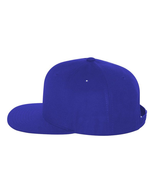 Yupoong 6089M - Gorra Snapback de Visera Plana de Mezcla de Lana