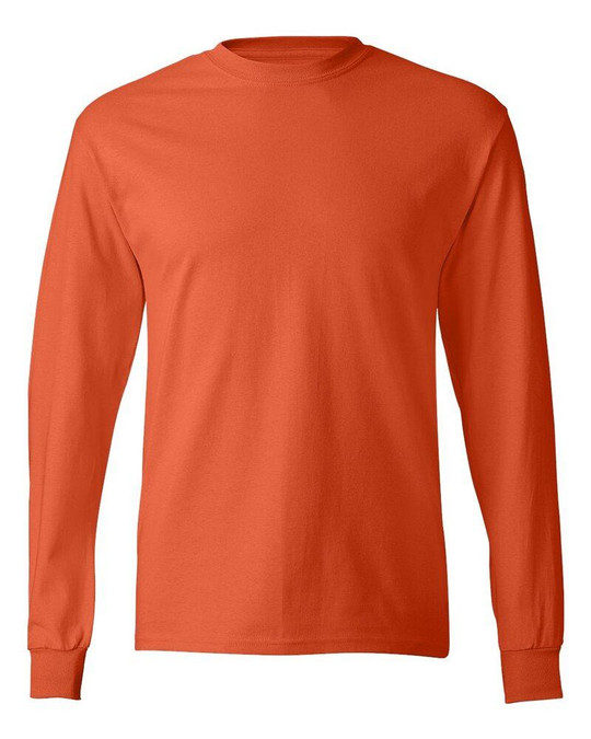 Hanes 5586 - Camiseta de Manga Larga Tagless®