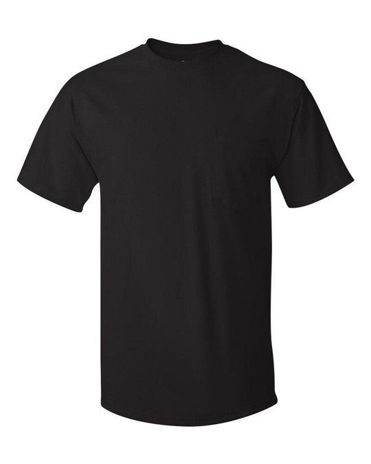 Hanes 5590 - Camiseta con bolsillo