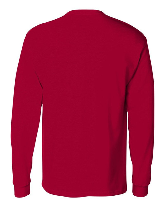 Hanes 5596 - Camiseta de Manga Larga Tagless® con Bolsillo