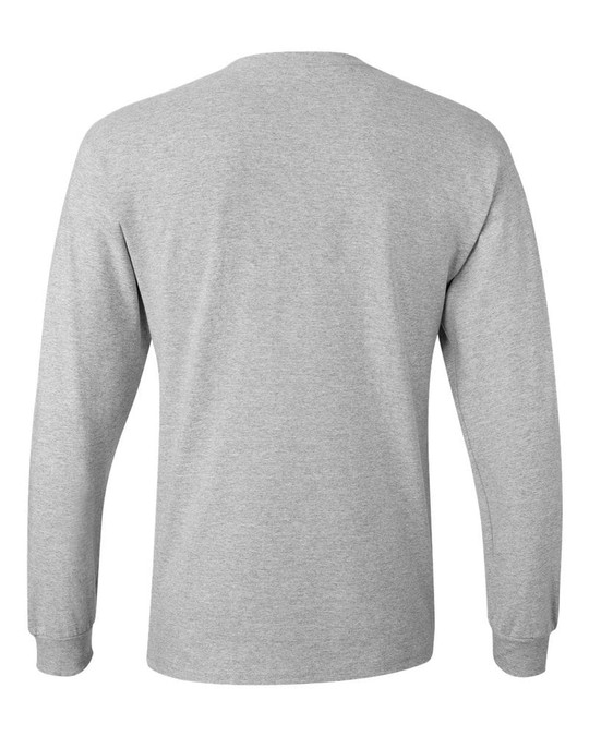 Hanes 5596 - Camiseta de Manga Larga Tagless® con Bolsillo