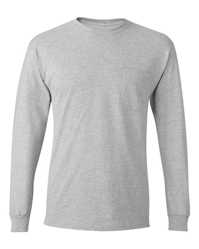 Hanes 5596 - Tagless® Long Sleeve T-Shirt with a Pocket