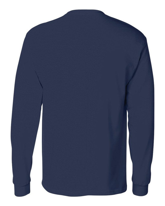 Hanes 5596 - Camiseta de Manga Larga Tagless® con Bolsillo