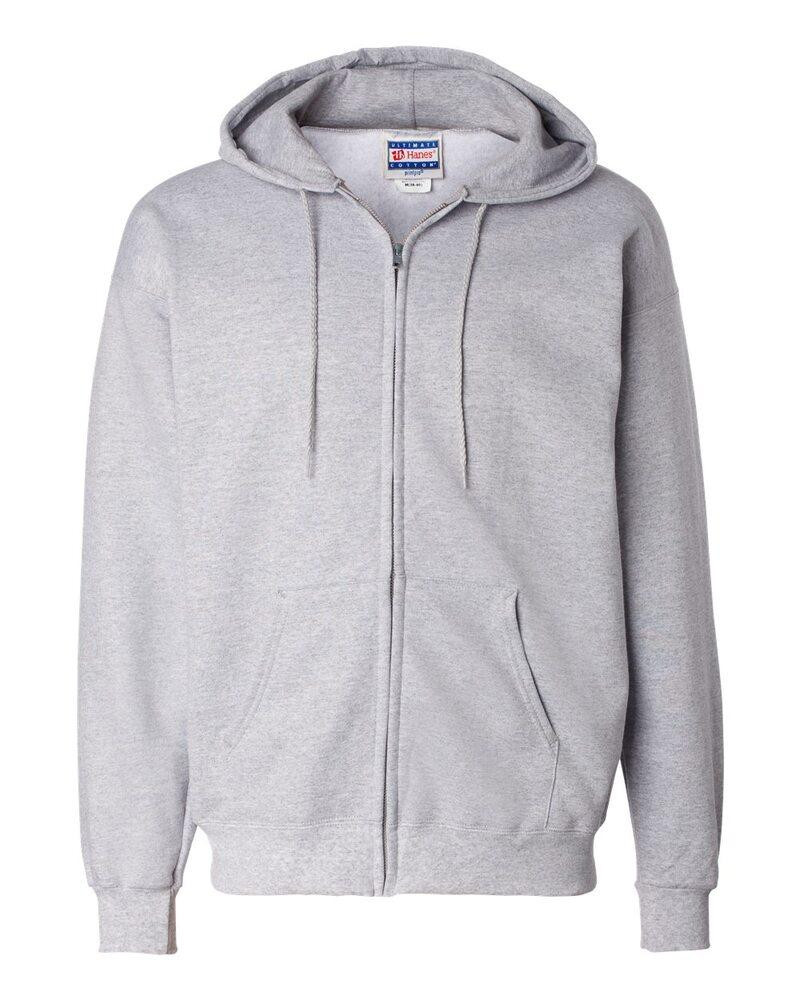 Hanes F280 - Sudadera con capucha y cremallera completa PrintProXP Ultimate Cotton®