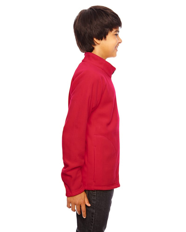 Team 365 TT90Y - Youth Campus Microfleece Jacket