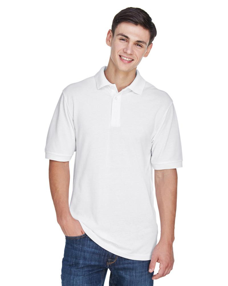 Harriton M265 - Men's 5.6 oz. Easy Blend Polo