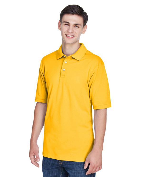 Harriton M265 - Men's 5.6 oz. Easy Blend Polo