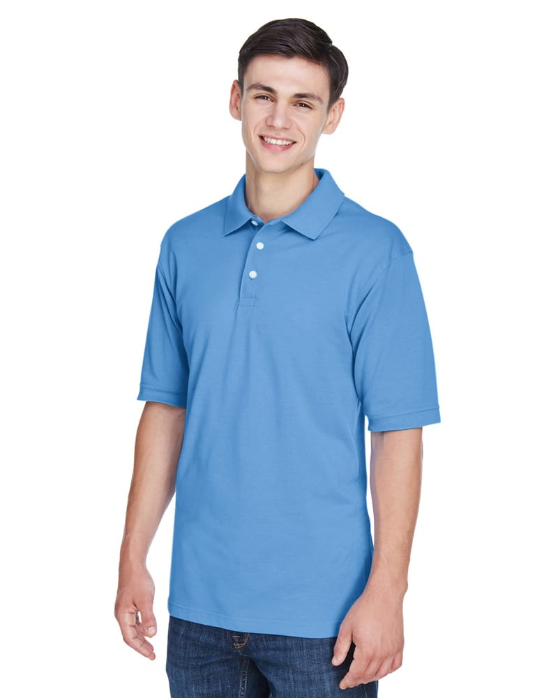 Harriton M265 - Men's 5.6 oz. Easy Blend Polo
