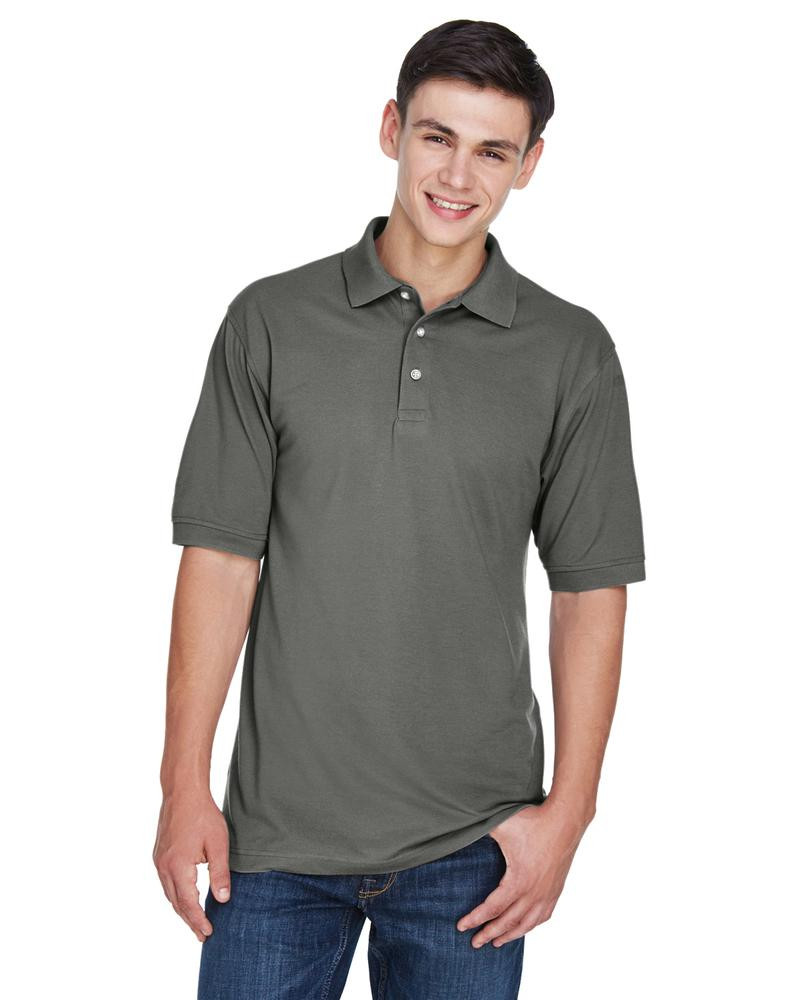 Harriton M265 - Men's 5.6 oz. Easy Blend Polo