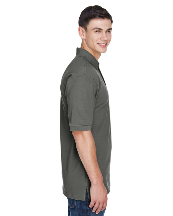 Harriton M265 - Men's 5.6 oz. Easy Blend Polo