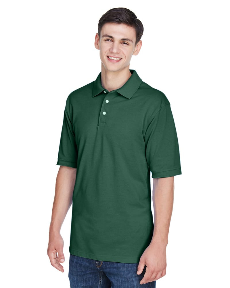 Harriton M265 - Men's 5.6 oz. Easy Blend Polo