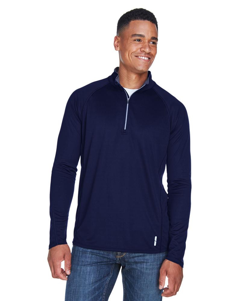 Ash City North End 88187 - Radar Men's Half-Zip Performance Long Sleeve Top