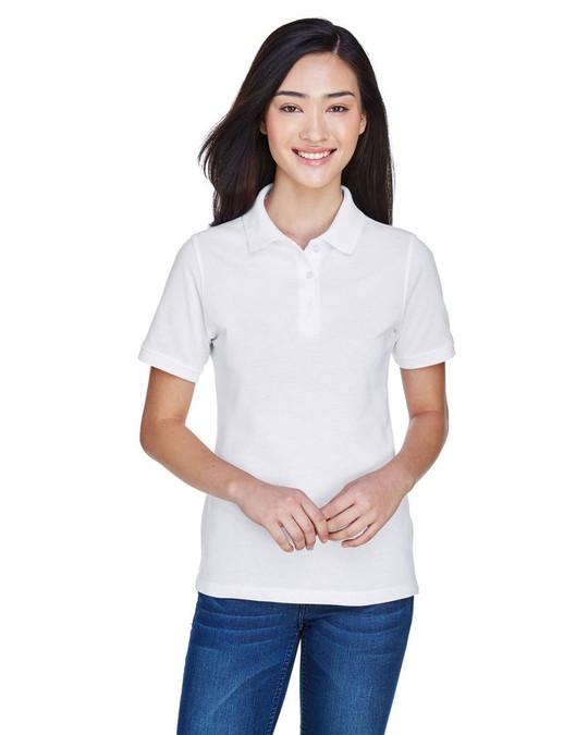 Harriton M265W - Polo Easy Blend pour femmes 5,6 oz.