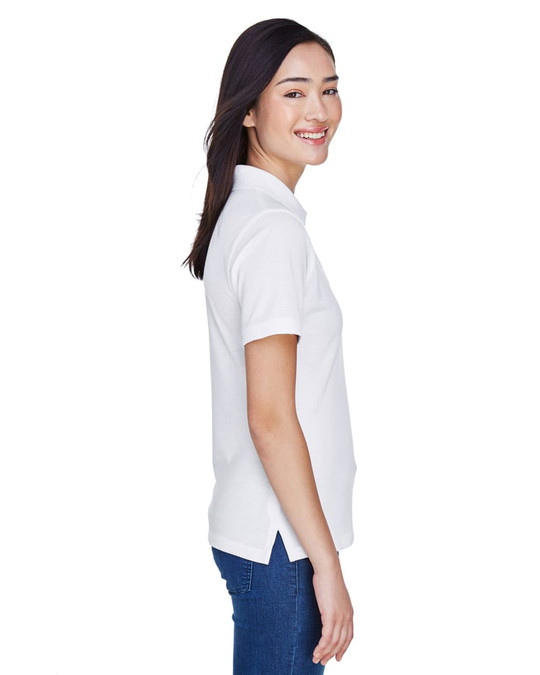 Harriton M265W - Polo Easy Blend pour femmes 5,6 oz.