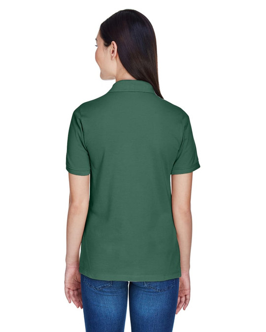 Harriton M265W - Polo Easy Blend pour femmes 5,6 oz.