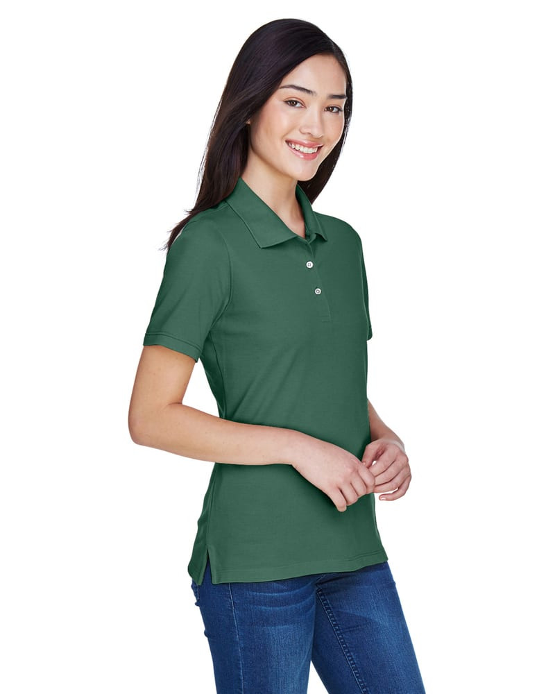 Harriton M265W - Ladies 5.6 oz. Easy Blend Polo