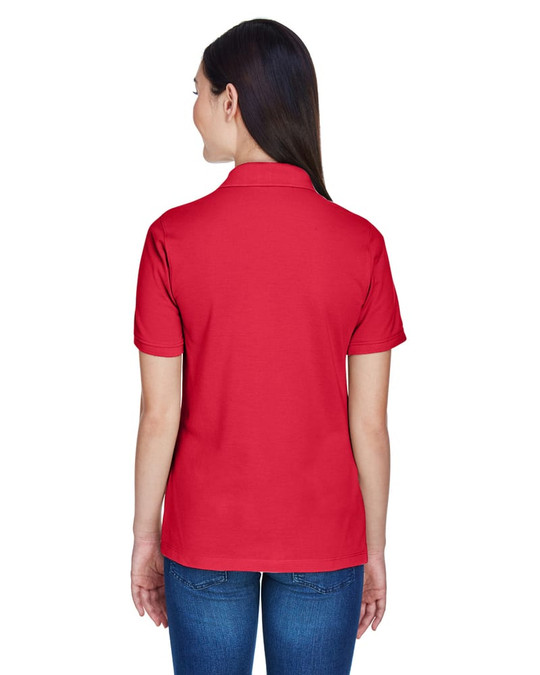 Harriton M265W - Polo Easy Blend pour femmes 5,6 oz.