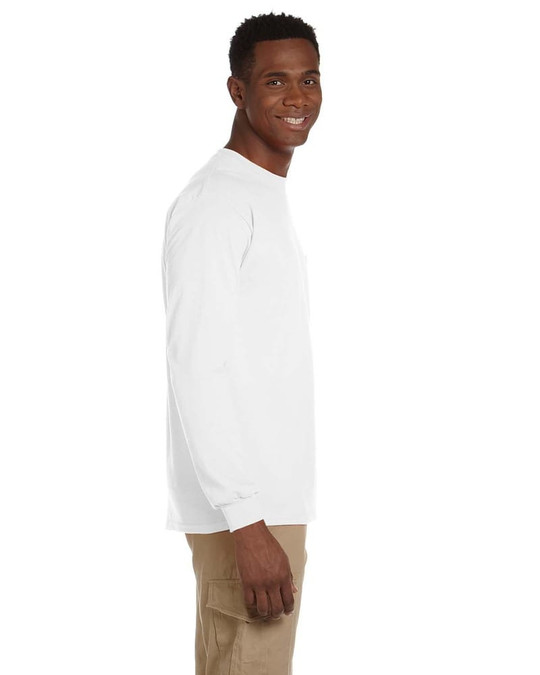 Gildan G241 - Ultra Cotton® 6 oz. T-shirt à manches longues avec poche