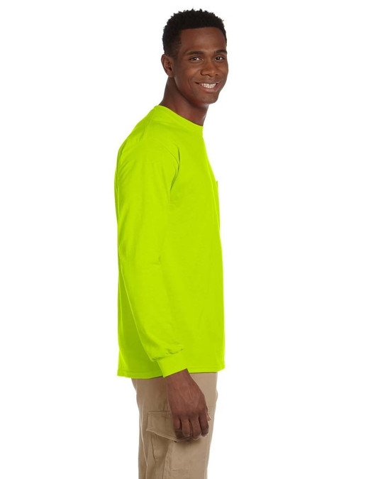 Gildan G241 - Ultra Cotton® 6 oz. T-shirt à manches longues avec poche