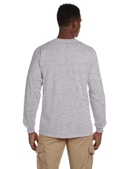Gildan G241 - Ultra Cotton® 6 oz. T-shirt à manches longues avec poche